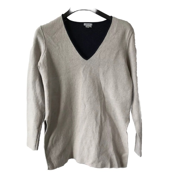 Jigsaw Cashmere Sweater Size Small Light Gray - Picture 1 of 13